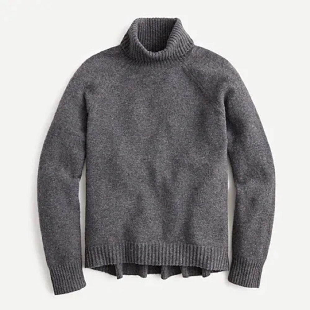 J. Crew Wool/Alpaca Blend Turtleneck Sweater - Picture 3 of 13